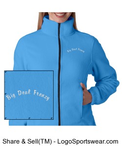 Ladies Iceberg Fleece Full-Zip Jacket Design Zoom